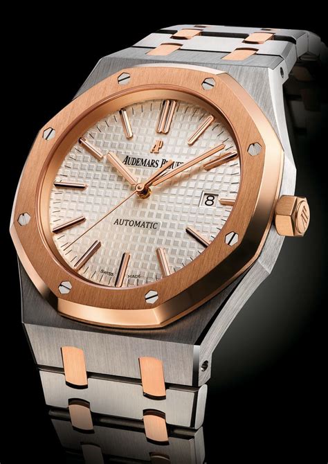 audemars piguet royal oak two tone|ap dual time.